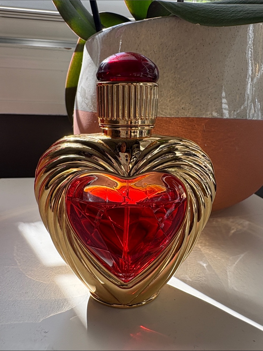 Vintage Rapture Cologne Spray Red Heart